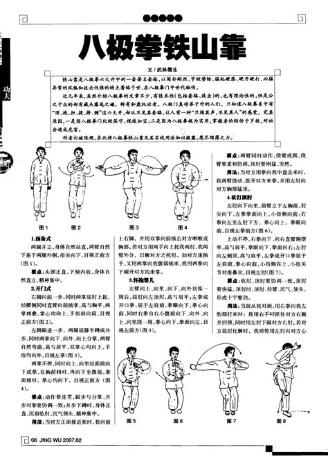 背山靠|八极拳：铁山靠、贴山靠等名称考据及技术应用